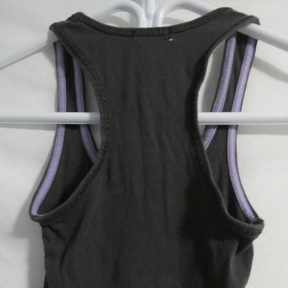 FOREVER 21 | small | Dark Grey Ribbed Sleeveless Tank Top - Picture 11 of 16